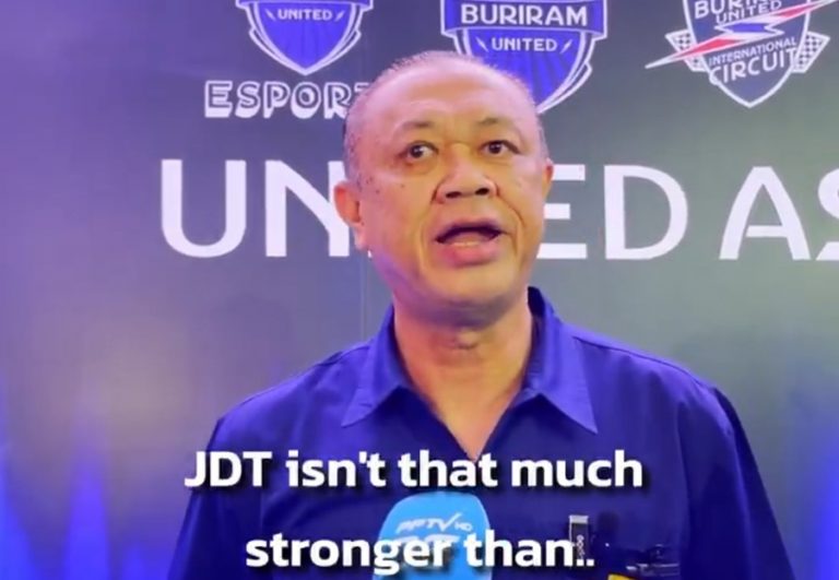 “Lawan Sekali Lagi, Anda Takkan Terlepas,” Boss Buriram Perlekeh JDT