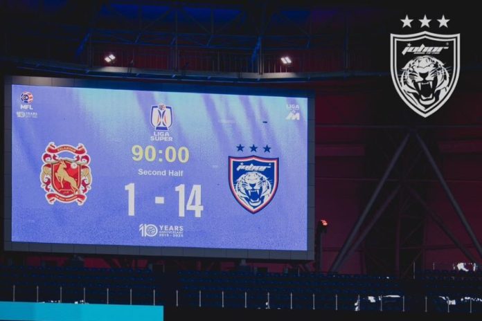 JDT 14-1 sejarah baharu